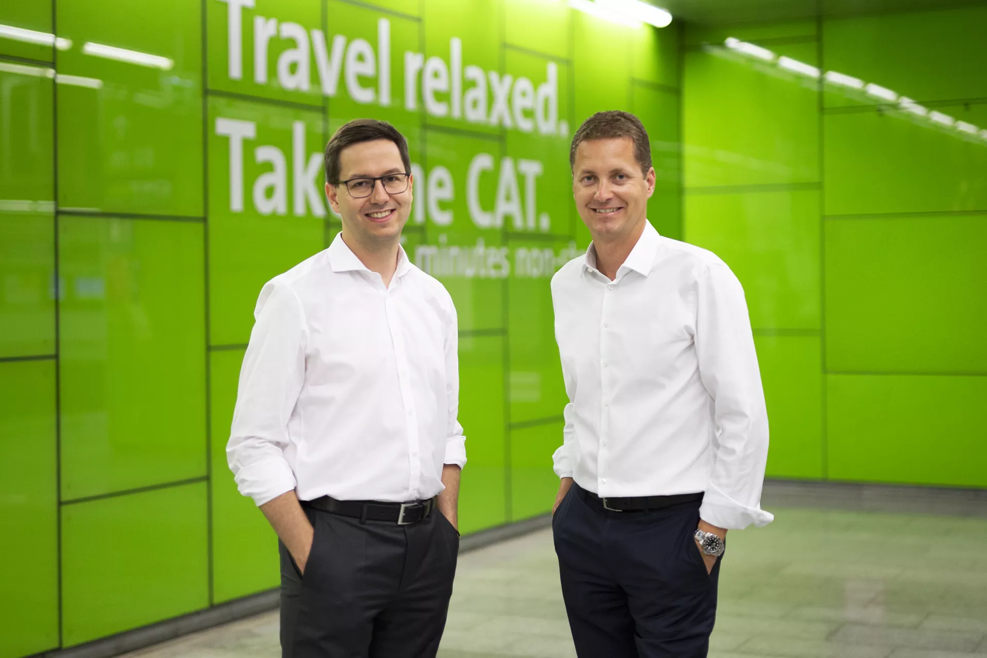 Die beiden CAT-Geschäftsführer Mag. Christoph Korherr und Mag. Michael Forstner